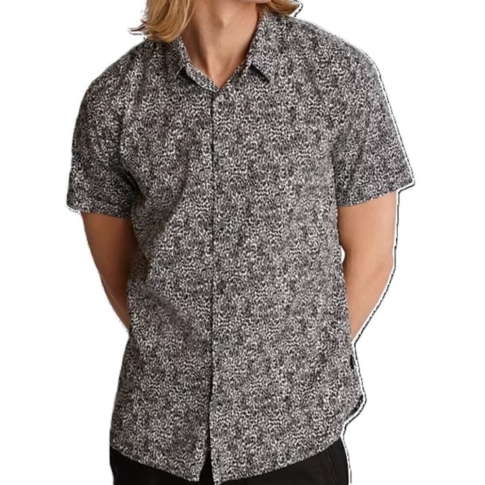 John Varvatos Star USA Jasper Abstract Print Button Down Shirt